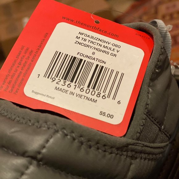 The North Face ThermoBall Traction Mule V Shoes - Picture 10 of 12